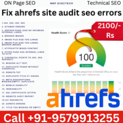 Fix ahrefs site audit seo errors